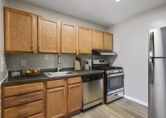 Kitchen Unit at Earle Manor Apartments, Wheaton, Maryland