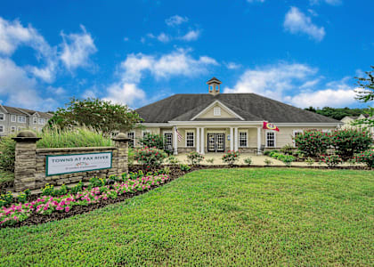 a large lawn in front of a building