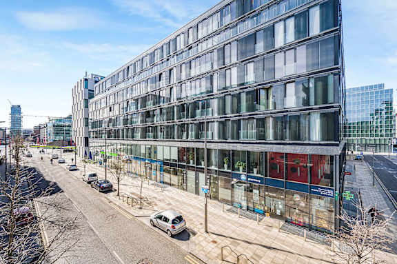 main view of the office building