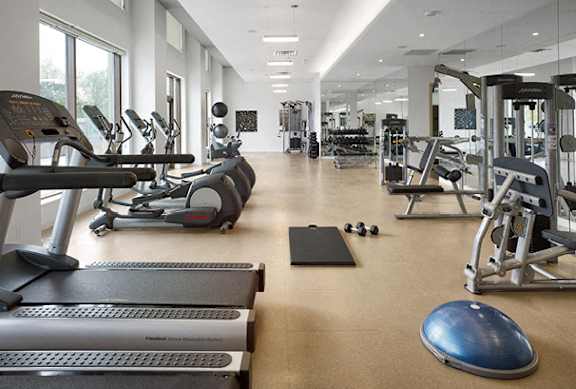 Fully Equipped Fitness Room