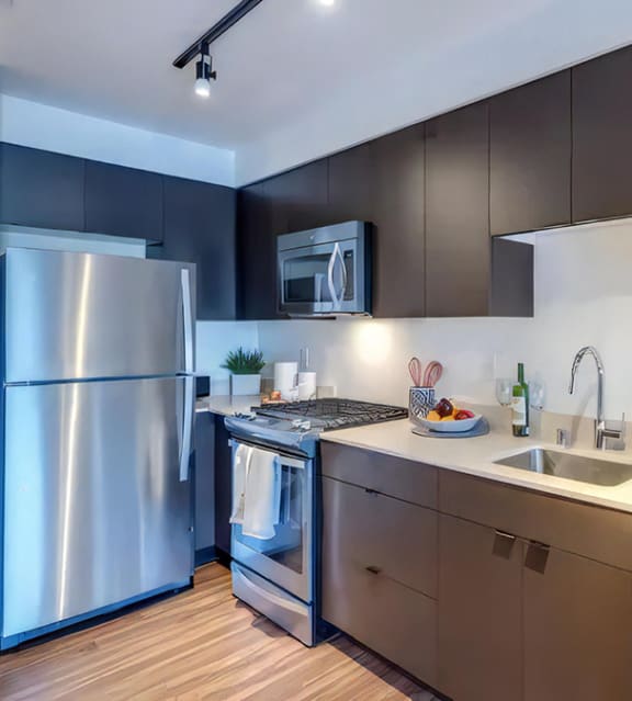 Ballard Lofts Apartment Amenities Stainless Apliances Including Gas Ranges in Select Apartments