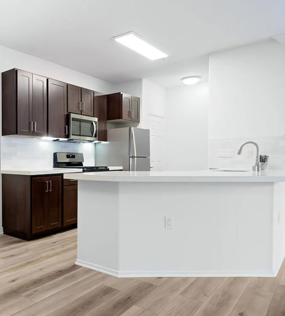 Plenty of Counter Space with Breakfast Bar