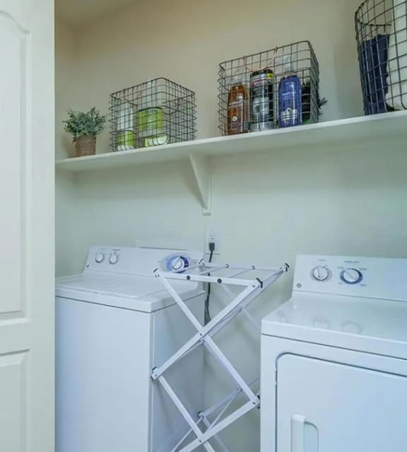 Full Size Laundry Machines In Unit