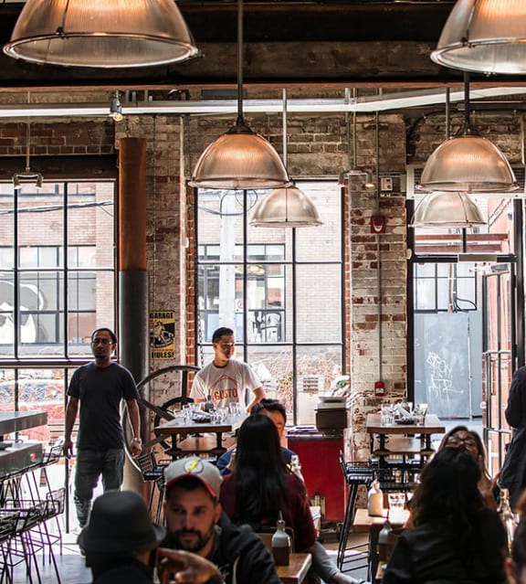 Inside a Local Restaurant