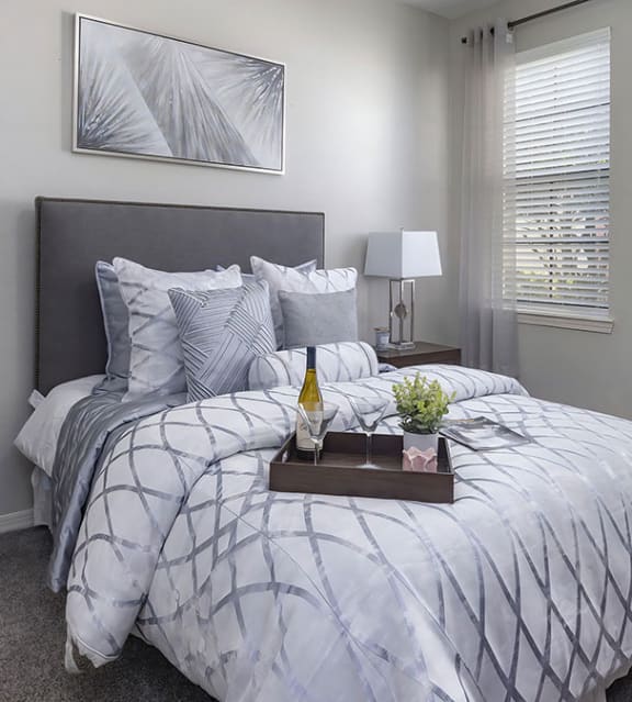 Oversized Bedroom with Carpet