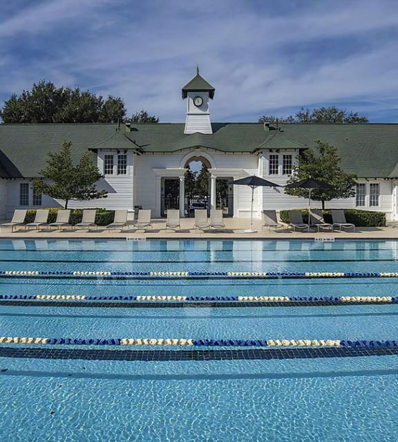 Swimming Pool with Lanes