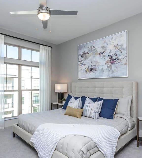 Spacious Bedroom with Large Window