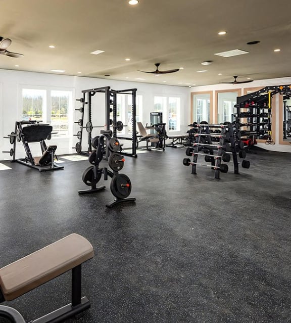 Pursue a healthy lifestyle with our full gym packed with updated equipment at Novel Harpeth Heights