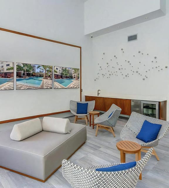 Resident Lounge with Multiple TVs