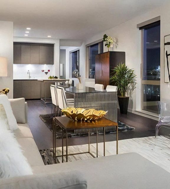 Modern Open Plan Concept with Tall Windows