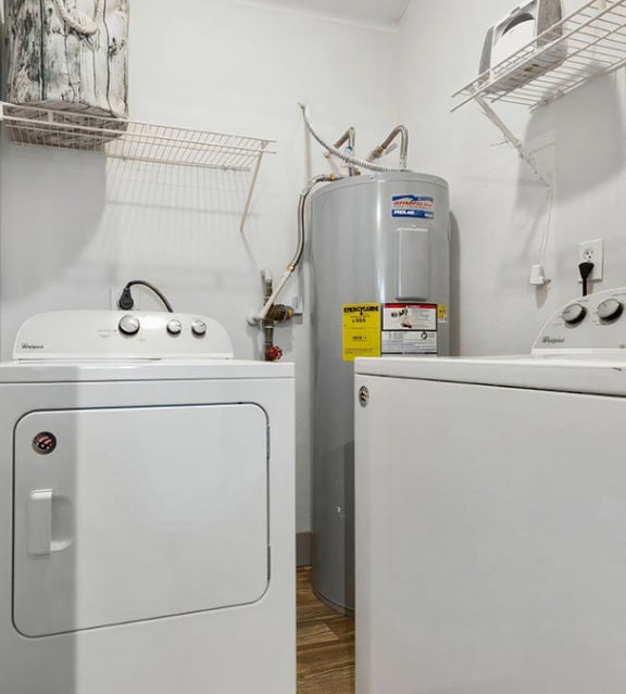 Full Size Washers and Dryers in Each Unit