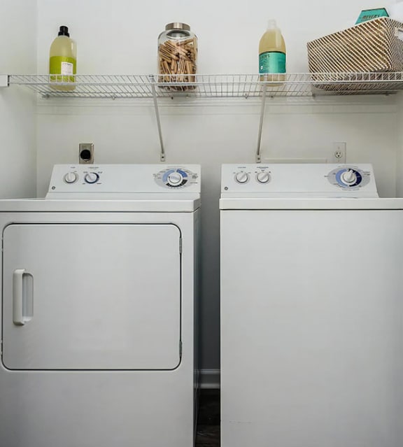 Full Size Laundry Machines Included
