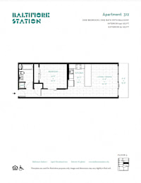  Floor Plan Apartment 312