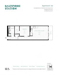  Floor Plan Apartment 212