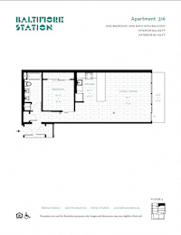  Floor Plan Apartment 316