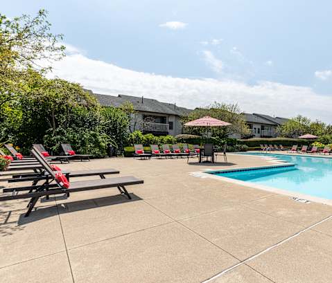 Outdoor Pool at Woodland Meadows, Clinton Township, Michigan