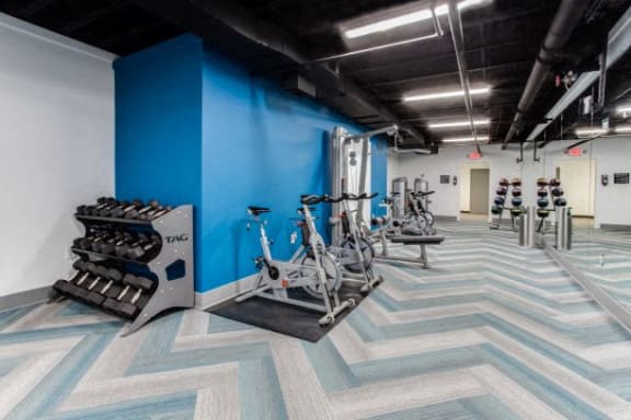 Two Level Fitness Center at The Mason Mills Apartments, Decatur, Georgia