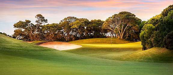 Golf course in the morning at Reveal 54, Georgetown, TX