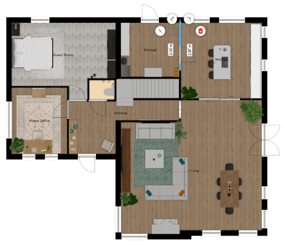 Floor Plan  chatiq91 4 Bed