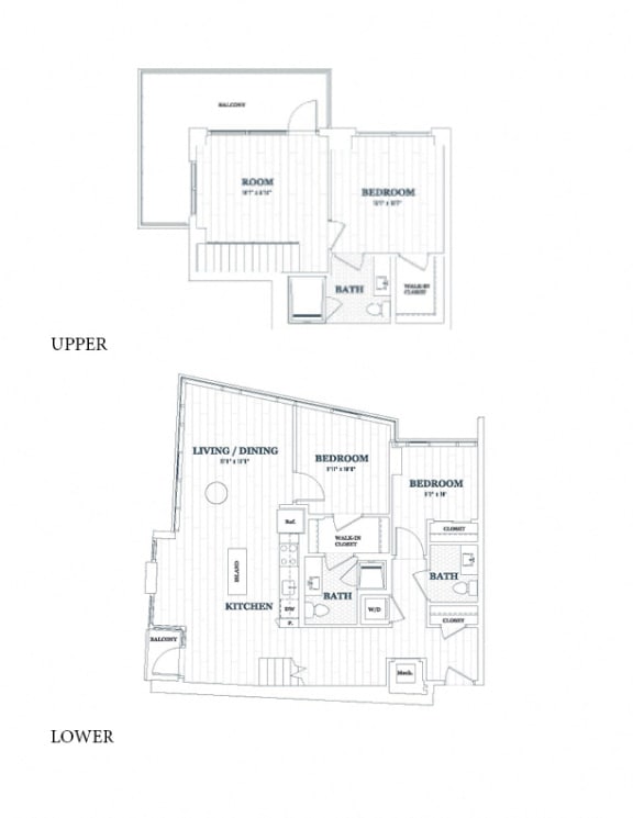 Floor Plan  3 Bedroom - 3 Bath | c02
