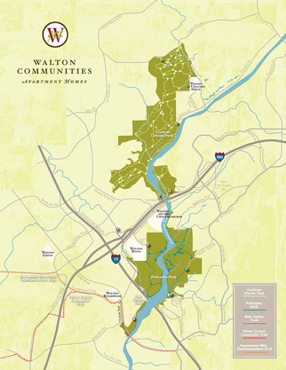 Trail Map, Atlanta, GA