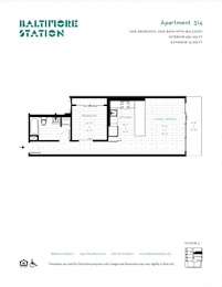  Floor Plan Apartment 314
