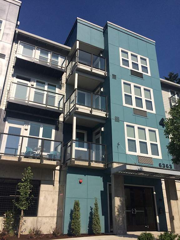 Building exterior view  at Commons at Sylvan Canyon Apartments, Portland, Oregon
