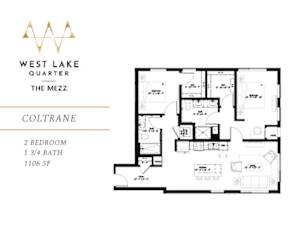 Coltrane Floor Plan at The Mezz at West Lake Quarter, Minneapolis, MN 55416