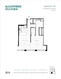  Floor Plan Apartment 207
