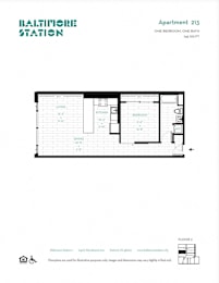  Floor Plan Apartment 213