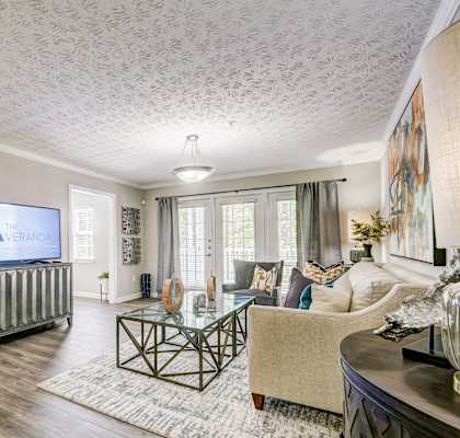Modern Living Room at The Veranda, Georgia