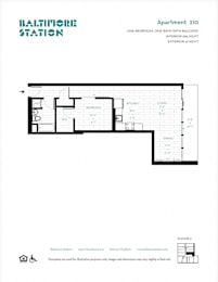  Floor Plan Apartment 210