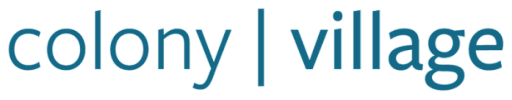 Colony and village words separated by a vertical line.