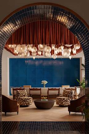 Living Area And Kitchen View at The Stevedore, Tampa, FL