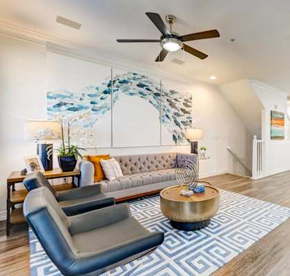 Living Kitchen at Landing at Round Rock, Texas, 78681