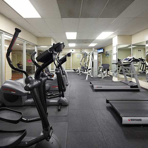 Fully Equipped Fitness Room
