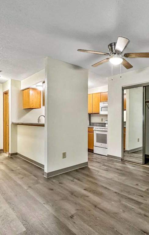 Wood Inspired Plank Flooring at Hamlet Apartments, West Des Moines, IA
