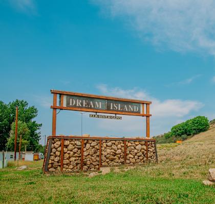 Property Signage at Dream Island, Steamboat Springs, CO