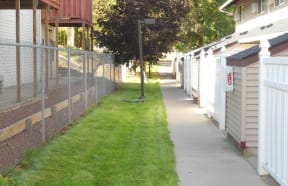 Property line fence