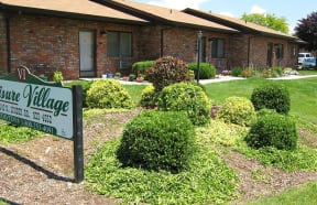 Property Sign and building