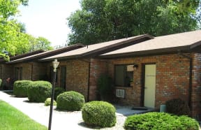 Brick building