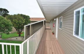 Second floor walkway
