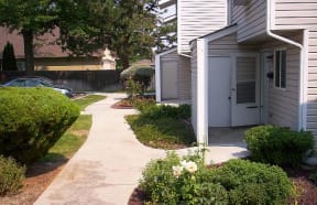 Walkway and building