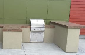 outdoor grill area