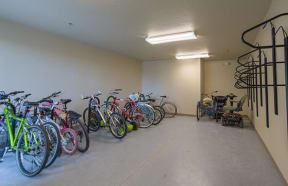 Bicycle storage area