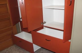 Cupboards and drawers