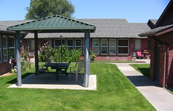 Covered picnic area