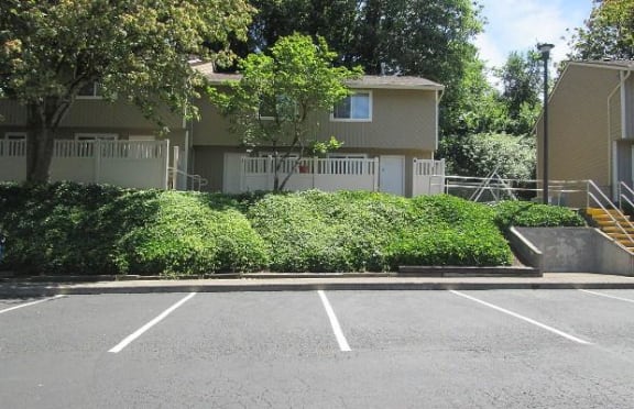 Building from parking lot