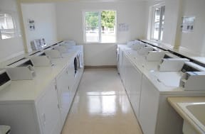 Laundry facility with washers and dryers