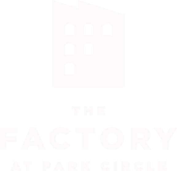 a logo for the factory at park circle